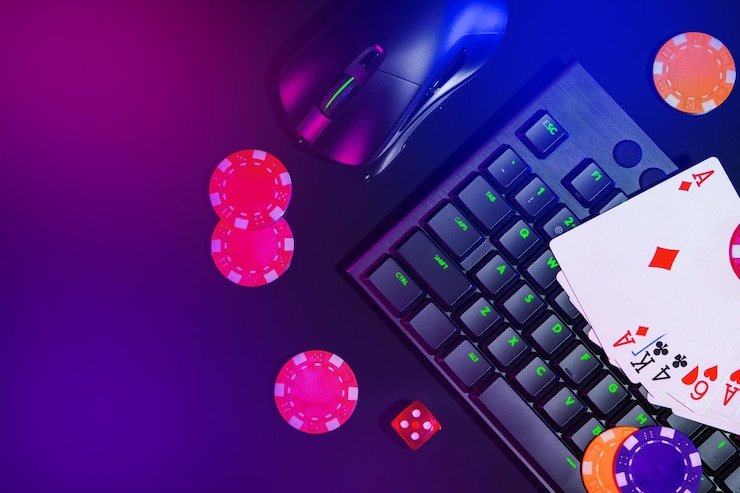 Layar permainan No Commission Baccarat di jitu toto dengan dealer dan meja kartu